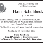 schuhbeck todesanzeige