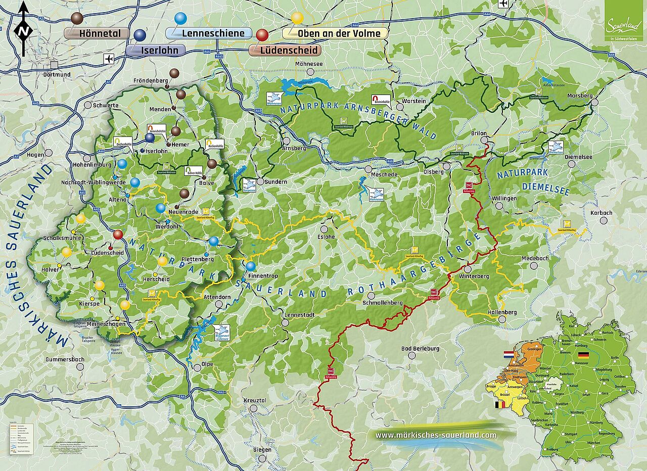 sauerland karte